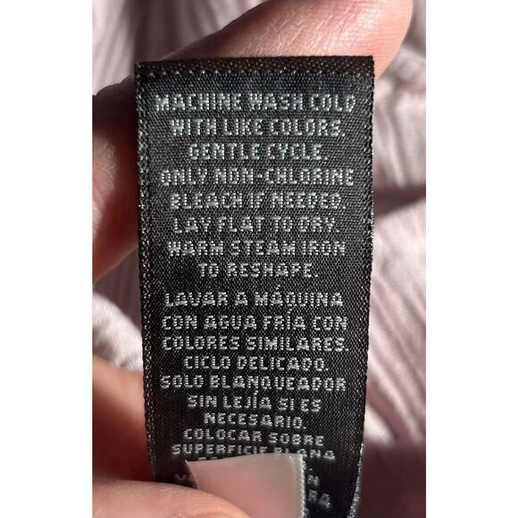 KNOX ROSE Dusty Pink Rayon Cold Shoulder Blouse Top Womens S - Picture 8 of 9